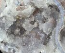 Crystal Filled Dugway Geode (Polished Half) #38866-1